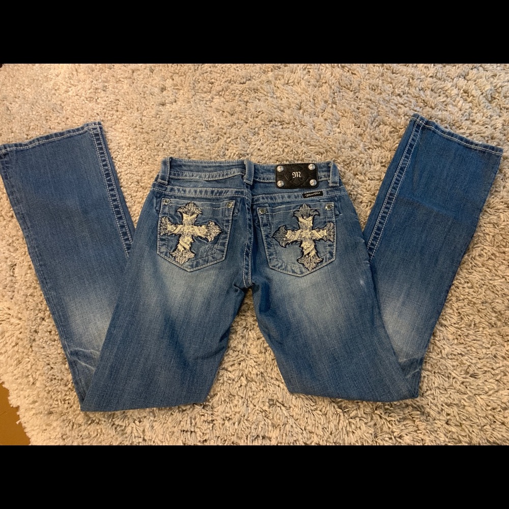 Miss Me Boot Cut Jeans - Picture 2 of 7